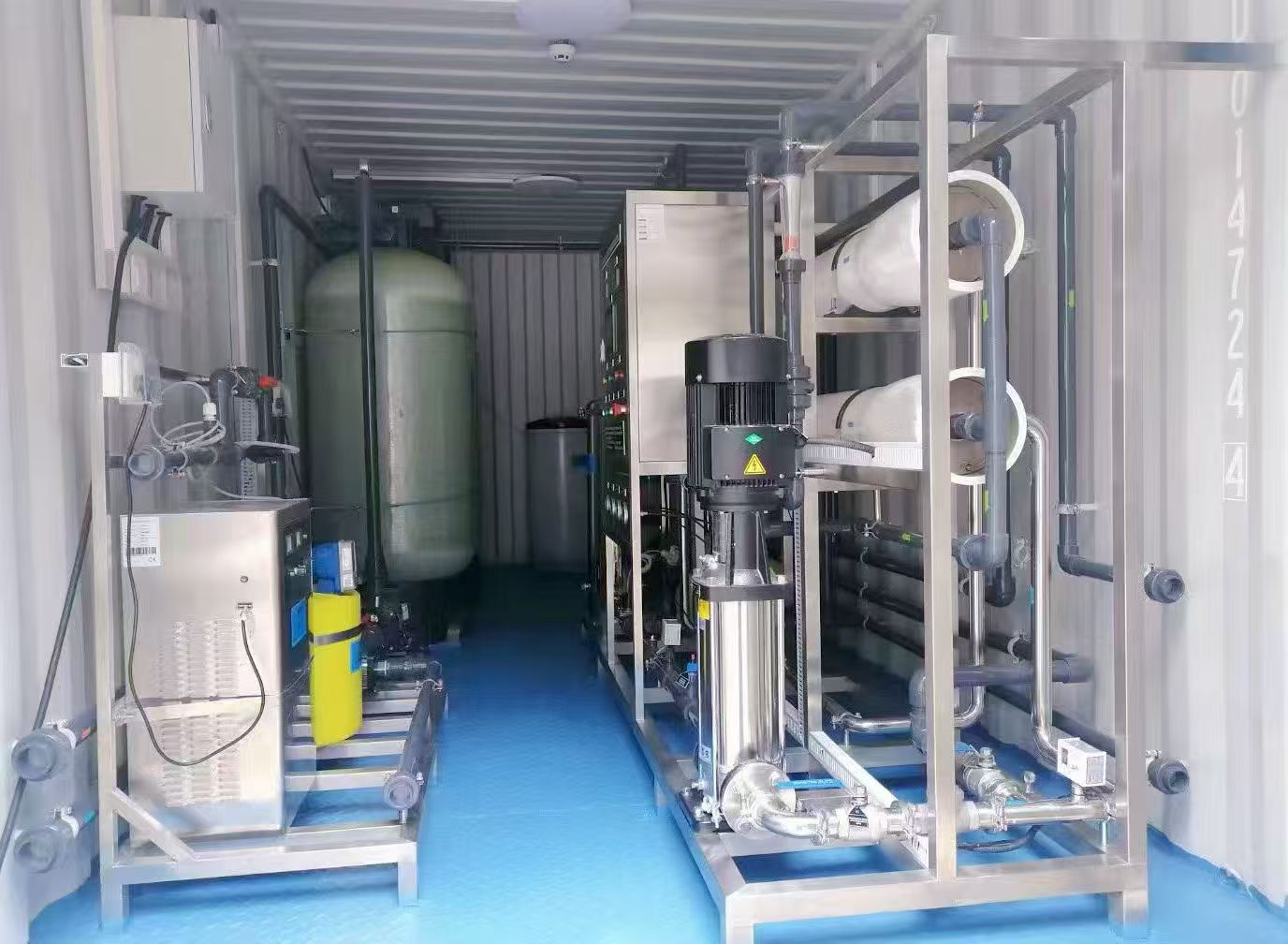 Containerized seawater desalination equipment